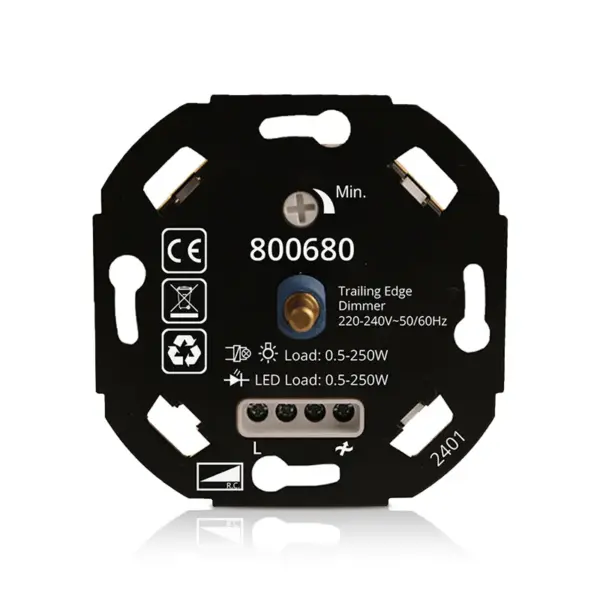 Led dimmer | 0.5-250W | Fase afsnijding | Universeel