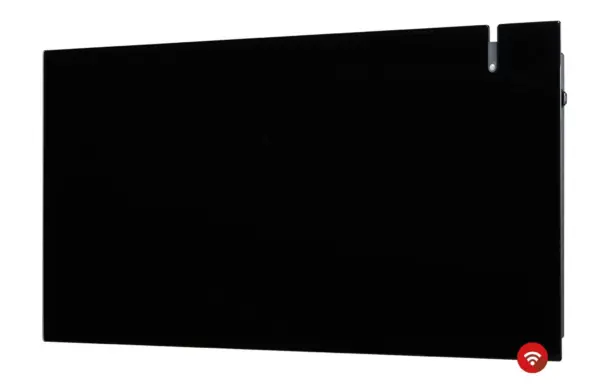 DRL E-Comfort Erea WiFi infrarood radiator Zwart Glas 450x1020 1500W