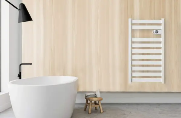 DRL E-Comfort Zion vloeistof vrije radiator Wit 898x508 750W - Image 3