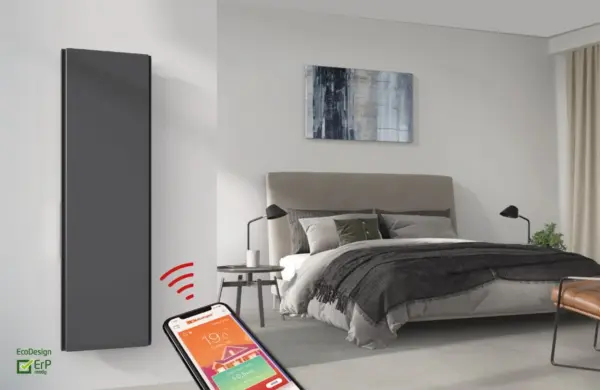 DRL E-Comfort Icon Wifi grijs RAL7024 1500x450 1500W - Image 2