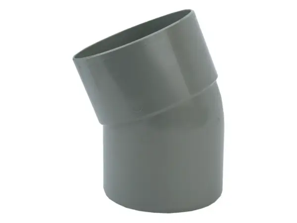 PVC Lijm Bocht 22° grijs 110 M/S