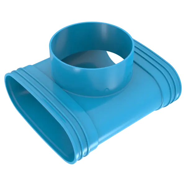 Wavin Ventiza T-stuk 195x125 H=50 3M