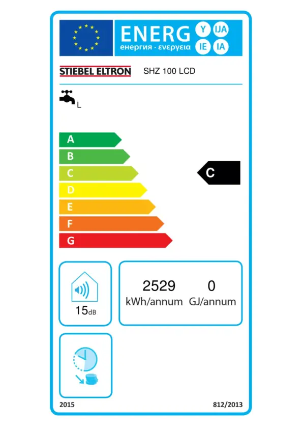 Stiebel Eltron Elektrische Boiler High Line 100 liter SHZ LCD ECO - Image 4