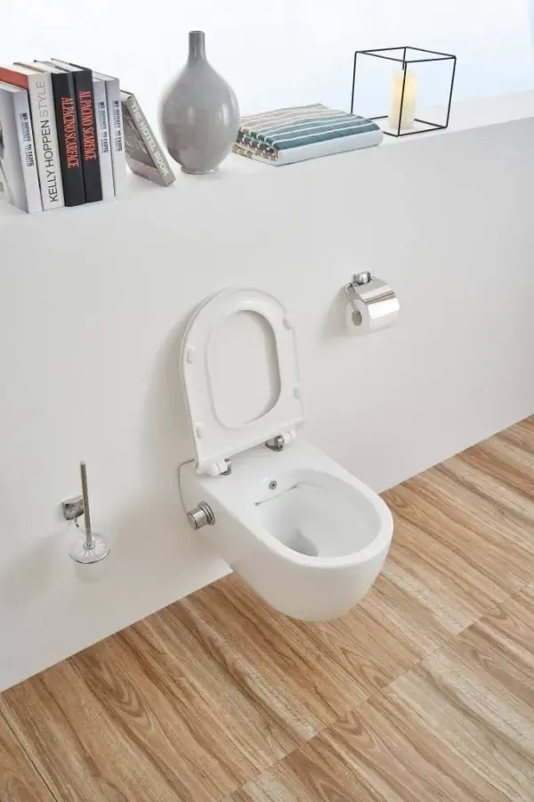 Saniful Wandcloset Rimfree met bidet functie en softclose zitting - Image 2