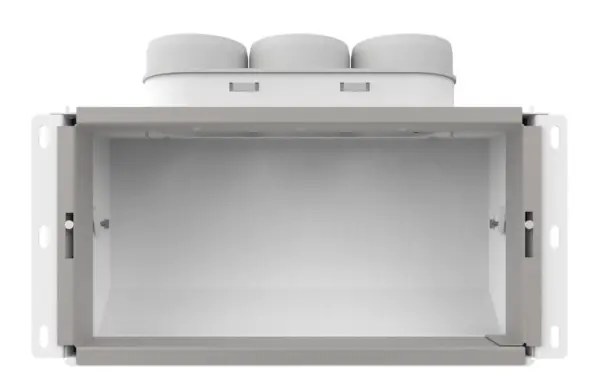 Vent-Axia Uniflexplus wandcollector bovenaansluiting 3x Ø69 mm