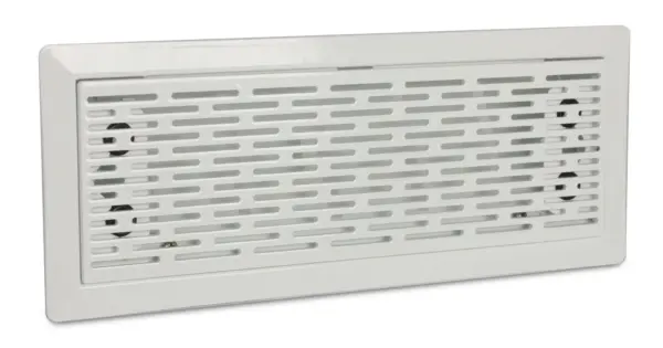 Vent-Axia Uniflexplus ventilatie instelbaar vloerrooster met sleuven - WIT