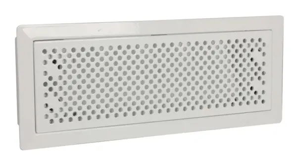 Vent-Axia Uniflexplus ventilatie instelbaar vloerrooster met gaten - WIT
