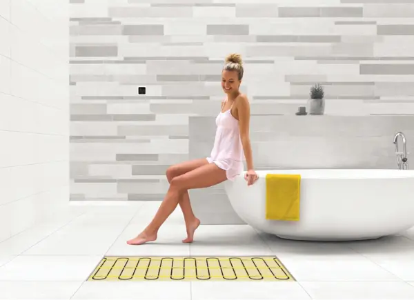 MAGNUM elektrische vloerverwarmingsmat met WiFi thermostaat 0,75 m² - 113 Watt Thermostaat wit - Image 6