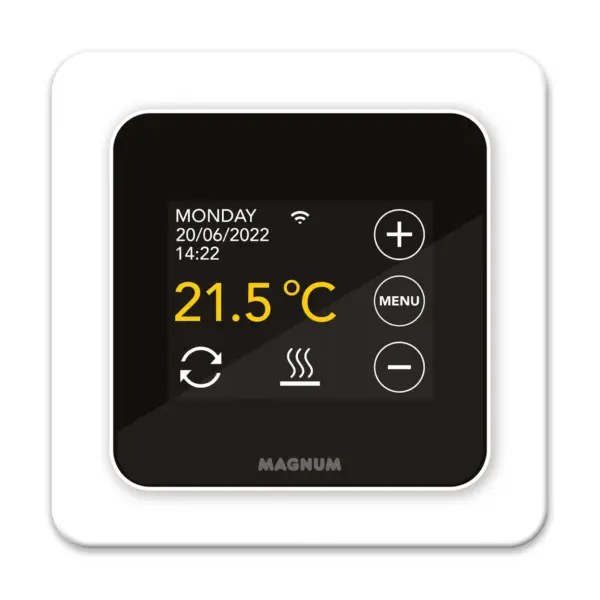 MAGNUM elektrische vloerverwarmingsmat met WiFi thermostaat 0,75 m² - 113 Watt Thermostaat wit - Image 2