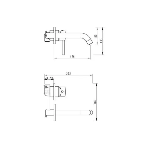 Saniful Wastafelmengkraan rond inbouw Chroom - Image 2
