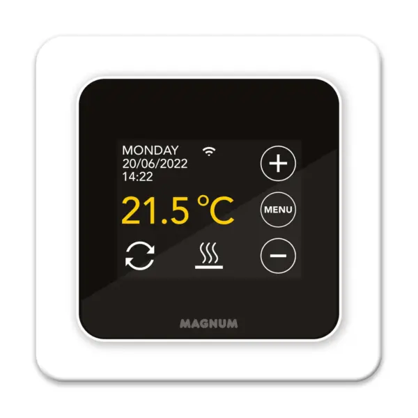 MAGNUM elektrische vloerverwarmingsmat met WiFi thermostaat 3 m² - 450 Watt Thermostaat zwart - Image 2