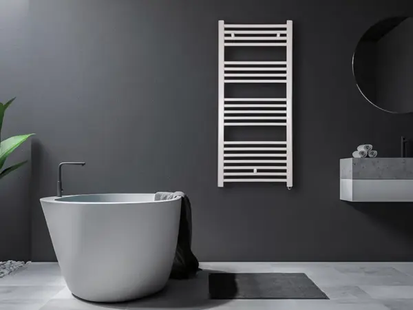Masterwatt Calor Splash elektrische badkamer radiator 600 Watt, 500 Ã— 1.230 Ã— 60 mm