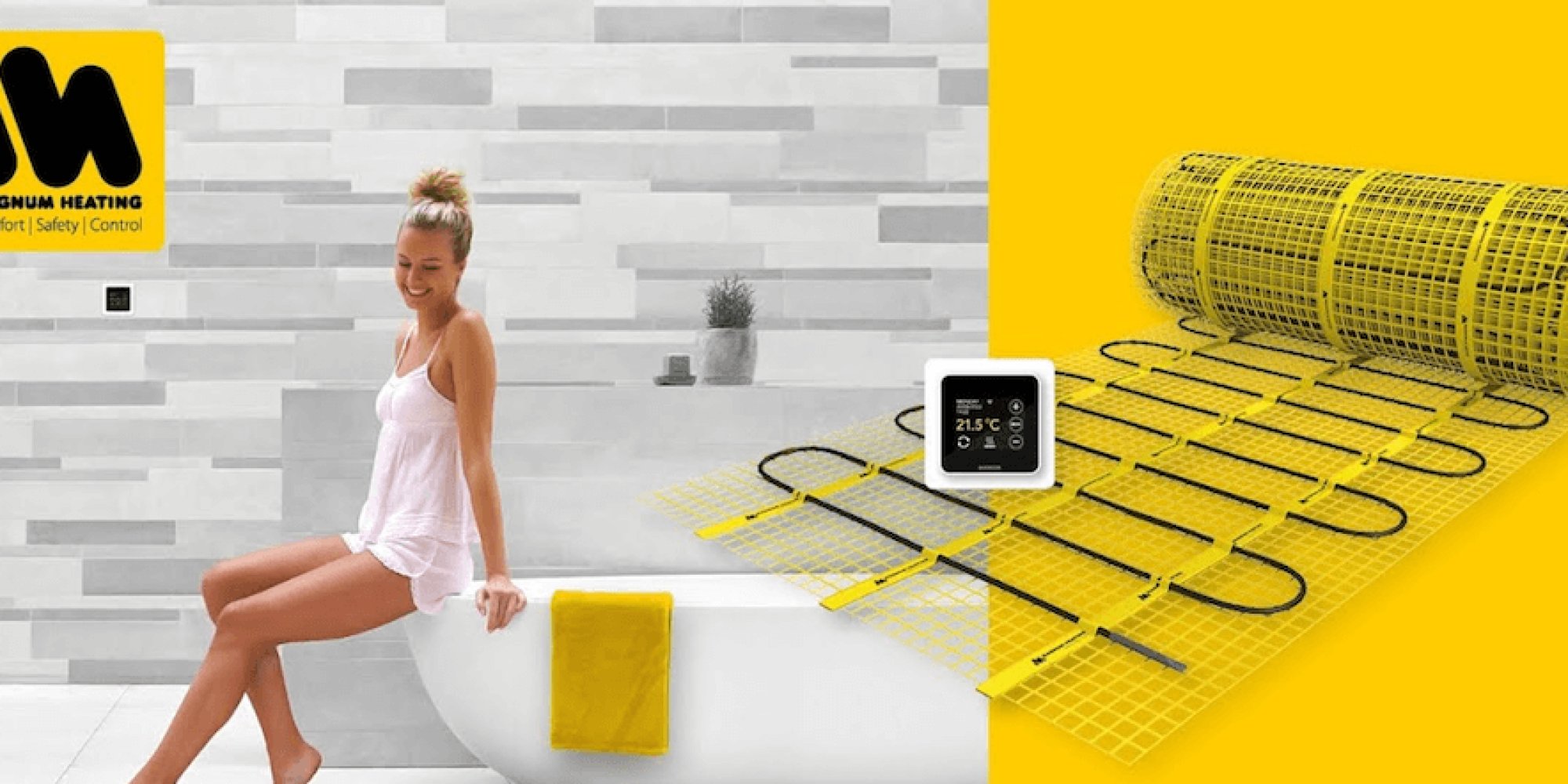 Maak kennis met de vloerverwarmingsmat van MAGNUM